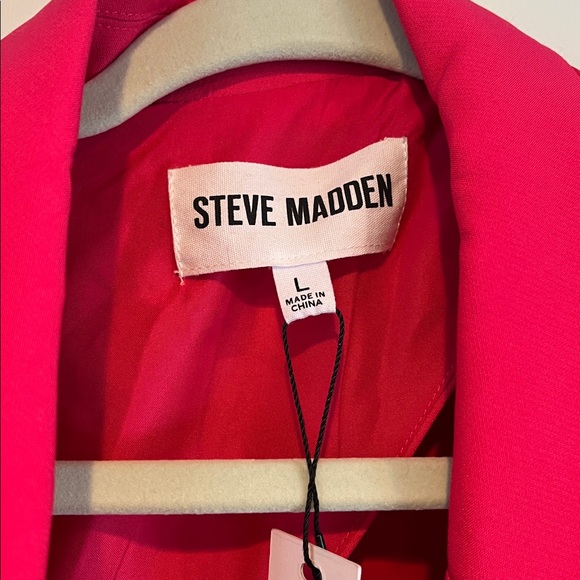 Steve Madden Reagan dress, blazer dress, mini dress, pink. Large - Picture 4 of 7